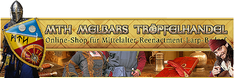 Onlineshop fr Mittelalter und Reenactment, Schwerter, Rstungen, Mittelalterwaffen, Mittelalterkleidung, Gerbauchsgegenstnde, Zelte und mehr ...